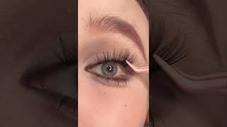 applied eyelash extensions