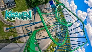 Kraken Front Seat POV - SeaWorld Orlando