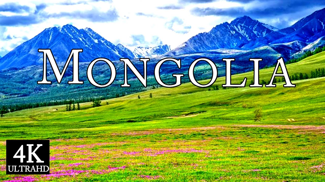 Flying Over Mongolia4k Uhd Relaxing Music Along With Beautiful