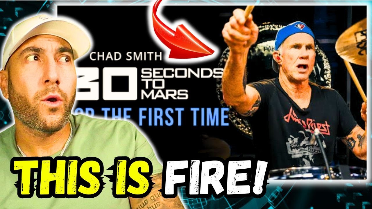 Drummer Watches | Chad Smith Hears Thirty Seconds To Mars For The First Time | FIRST REACTION!