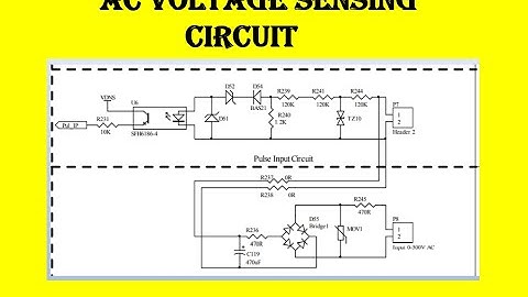 AC voltage sense | AV to Dc rectifier for  sensing | how to make AC sense circuit | AC sense circuit