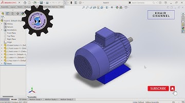 SOLIDWORK PROJECT KHAIRULANAM DME43B AC MOTOR