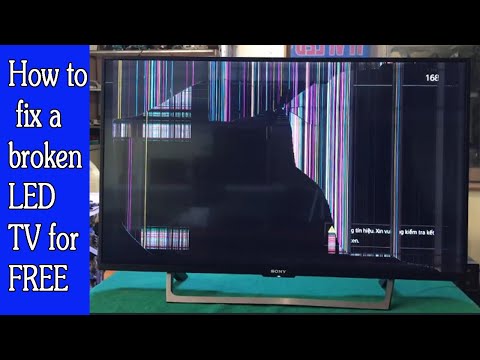 How to fix a broken LED TV for FREE and give it a second life   LED TV Repair