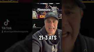 NCAAB ATS WIN STREAK NOW 21-3 ATS as Minnesota (+16.5) covers over Purdue!