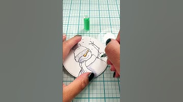 When Ink Smooshing Turns to Snowflake Magic ❄️