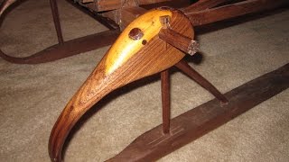 How To Build A Dog Sled woodworking video shows the time lapse construction of a dog sled from the trunk of a walnut tree. I use 