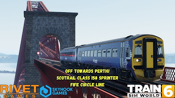 Off Towards Perth! | ScotRail Class 158 Sprinter | Fife Circle Line | TSW6