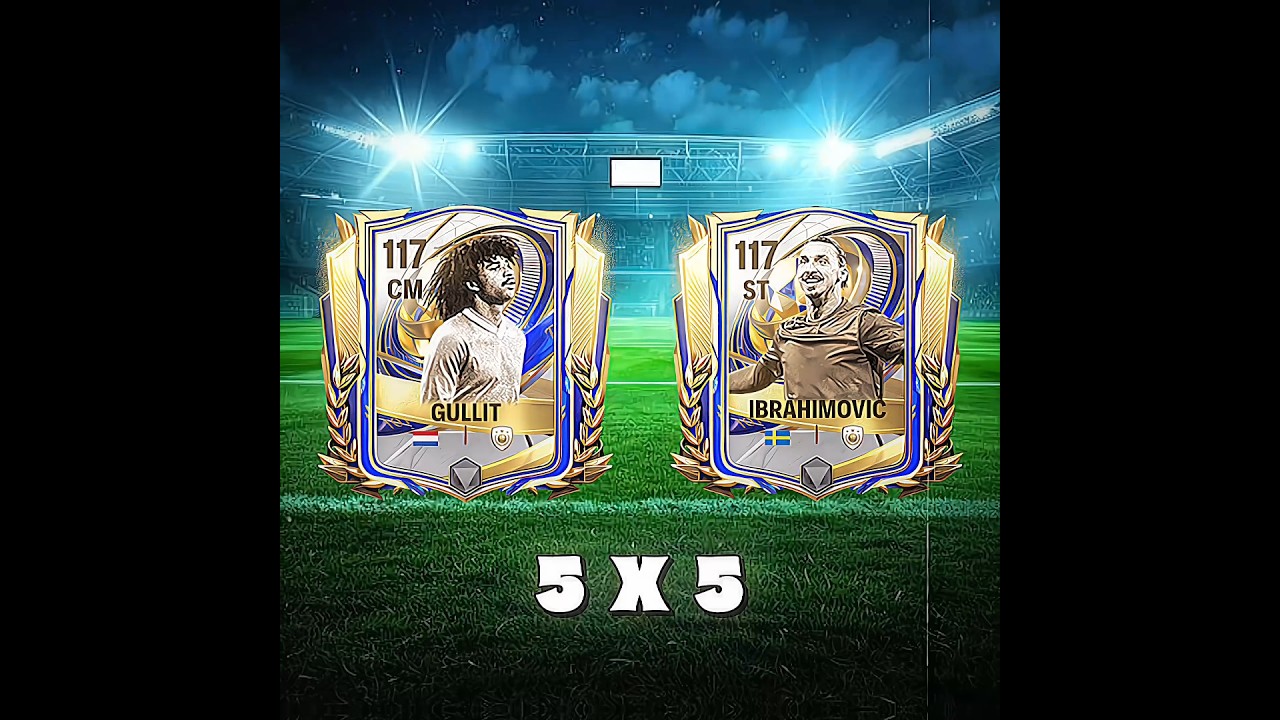 Gullit🇳🇱 Vs Ibrahimovic🇸🇪💀#eafc24#shorts#eafifa#fifamobile#fifa23#fcmobile24#fifa22#fifa21#easports