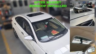 After Market Sunroof Installed In Verna 2013 || Filmshoppee