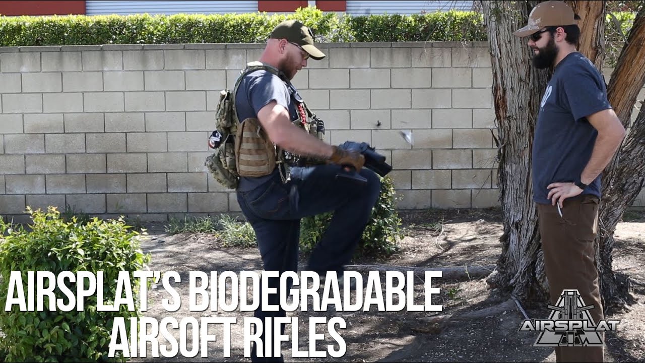 A Rifle Biodegrading AirSplat Biodegradable AirSoft Rifles - AirSplat On Demand - YouTube