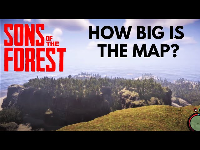 Sons of the Forest map, locations, & full map size