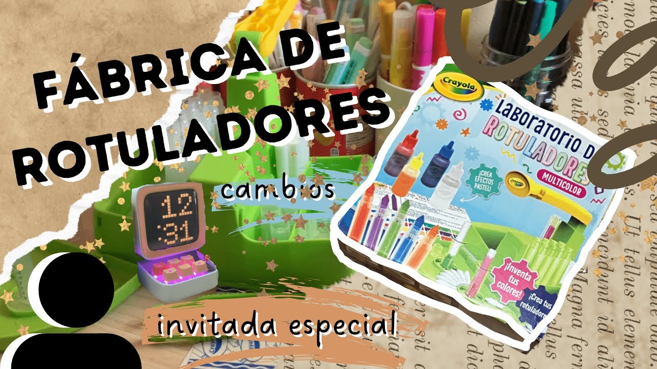 ☁️ Haciendo rotuladores con la fábrica de crayola ll Angela´s Tecrafts 