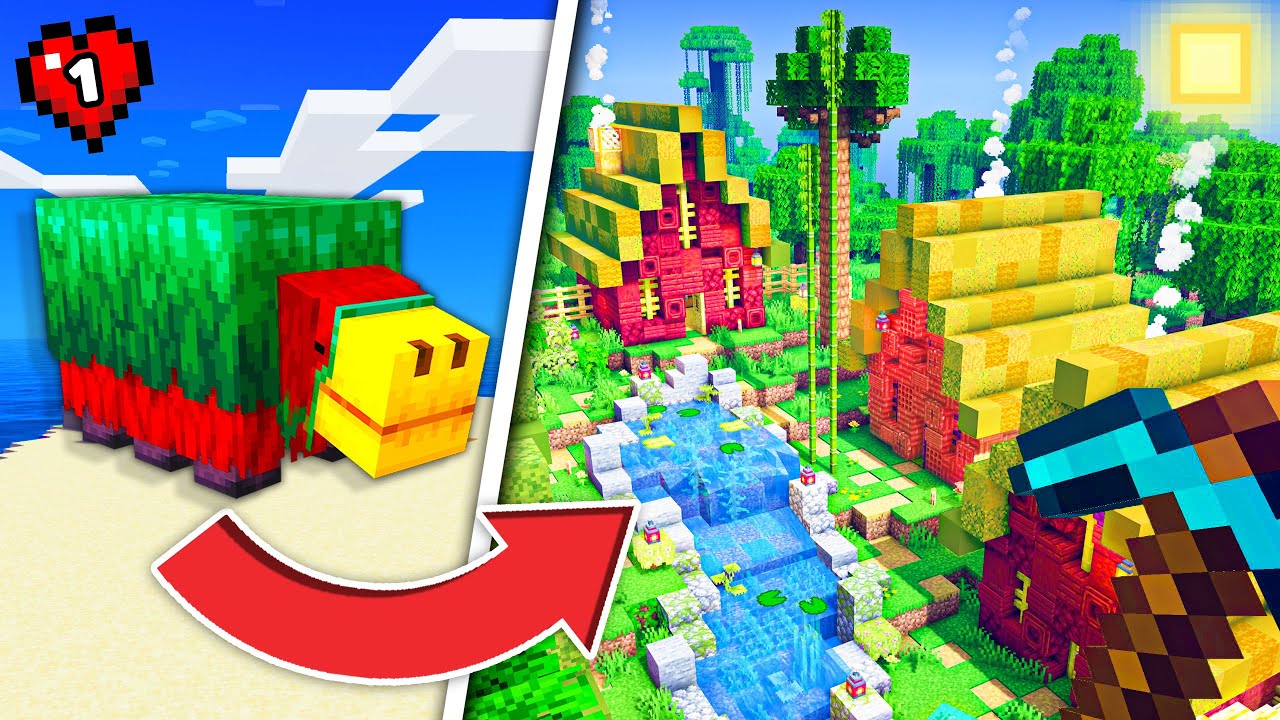 I Built the FIRST Sniffer Village in Minecraft 1.20!