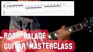 Rock Balade - Guitar Master Class