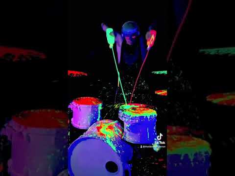 Austin Ware – Paint Drums [Bad Habits, Ed Sheeran] #youtubeshorts #shorts