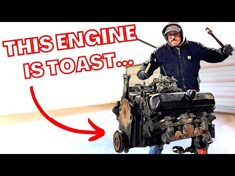 Tearing Down A Neglected 307 Olds!
