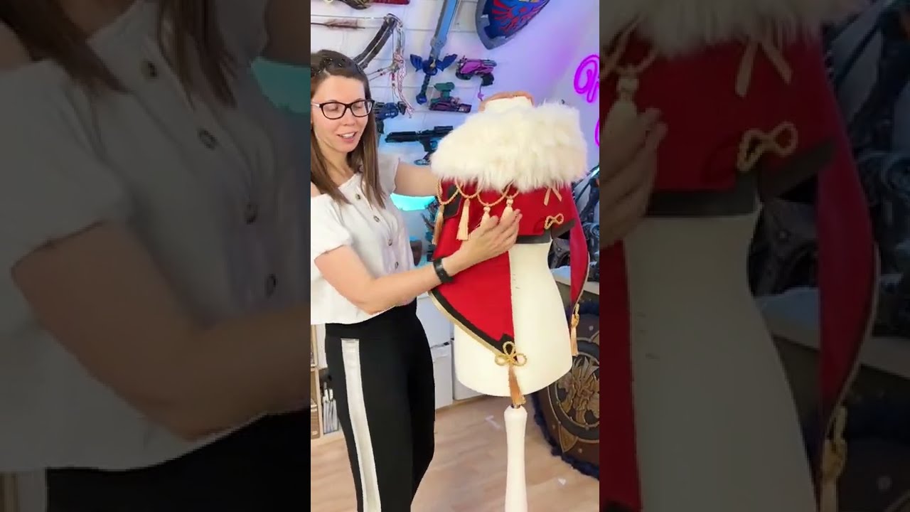 Genshin cosplay update! Finished the cape! 