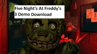 Android || How to Download Five Nights at Freddy's 3 Demo and Full Version screenshot 1