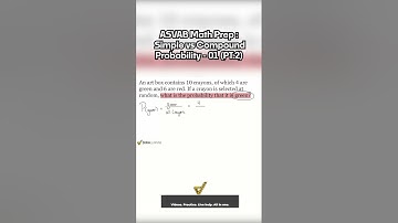 ASVAB Arithmetic Reasoning: Probability Problem Solving with Crayons 🖍️