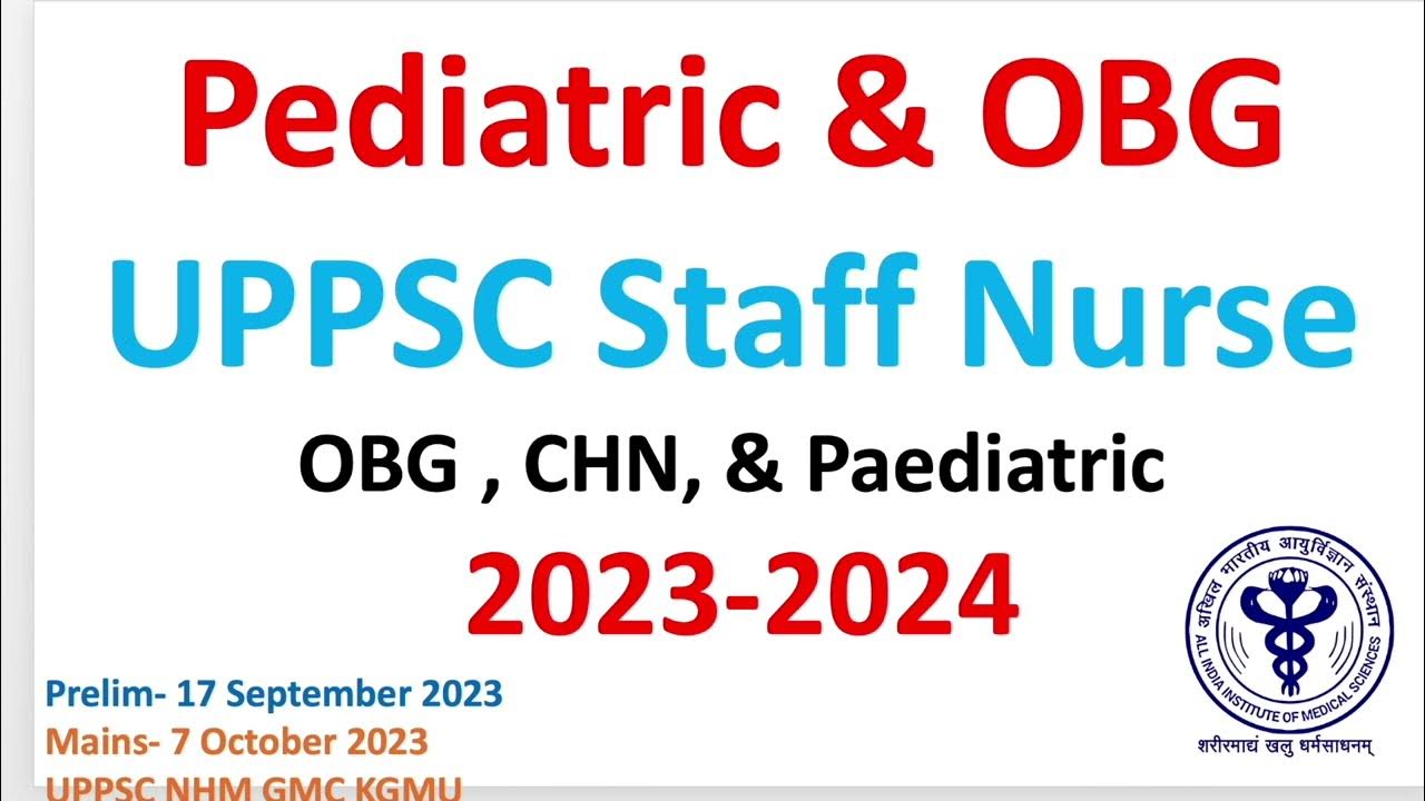 NHM Classes GNM staff Nurse 20232024 nhmmodelpaper YouTube