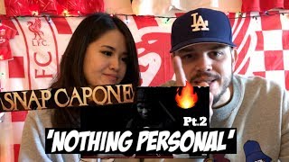 Snap Capone - Nothing Personal (Part 2) | REACTION to UK RAP Link Up TV @SnapCapone