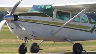 Cessna U206G | Taxi \& Takeoff | Timaru Airport