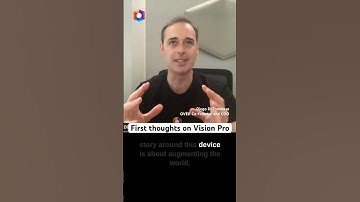 OVER Co-founder and COO, Diego Di Tommaso shares his first thoughts on Apple’s Vision Pro Headset.