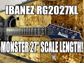 Ibanez RG2027XL-DTB Prestige (Gear Feature)