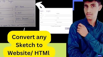Convert any Sketch to Website using Microsoft AI | Convert any Sketch to Website/ HTMl Code with AI