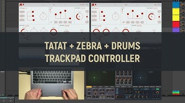 TATAT + Zebra + Drums with Trackpad Controller - AudioSwift