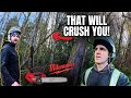 Deadly Situation Solved With This Little Chainsaw!