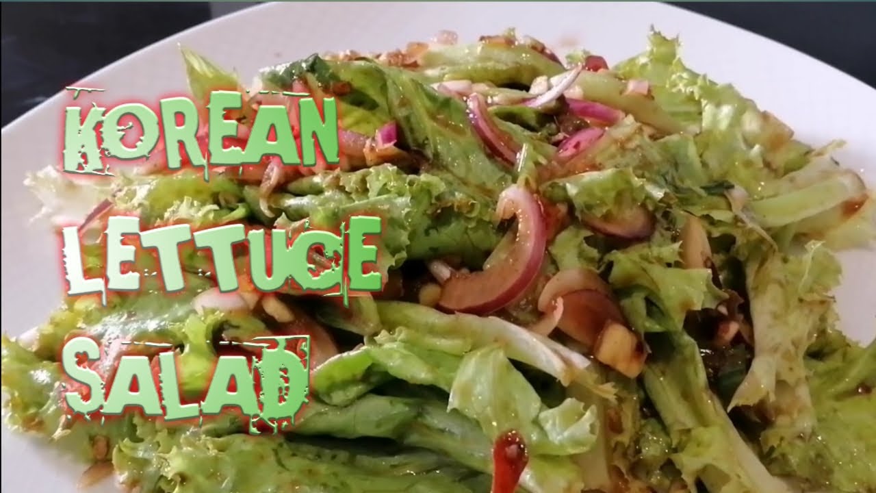 Korean Lettuce Salad (Sangchugeotjeori 상추겉절이) YouTube
