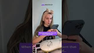 Master Up App streamlines your workflow with bookings, deposits, reminders, and real-time calendar💜