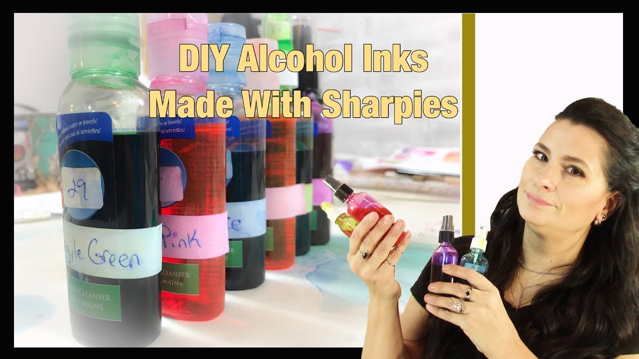 How to Make Alcohol Ink from Old Markers - Made By Barb - easy