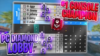 I Put The #1 Xbox Champion Into A PC Diamond Lobby - Will He Survive?