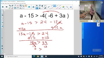 1-5 Notes, Inequalities