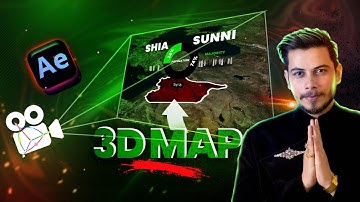 3D Map Animation in After Effects | Nitish Rajput Editing Breakdown
