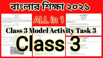 Class 3 All Subjects Model Activity Task 2021 Homework online classroom