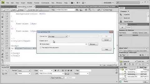 Adope Dreamweaver Tutorial CS4 Code Hinting & the Coding Toolbar