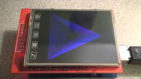 COLOR 2.6" TFT LCD Shield With Touch Screen AND Arduino UNO Board-See Live Video