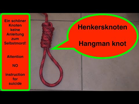 Henkersknoten/Hangman‘s knot/węzeł kata/Galgenknoten/Hinrichtung/Schlinge/Piraten aufknüpfen/Suizid