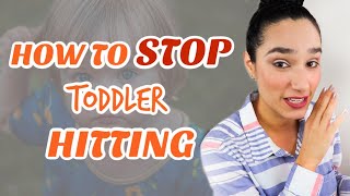 Stop toddler hitting without raising your voice. Peaceful parenting