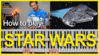 How to play STAR WARS on Piano - Very Easy for Beginners
