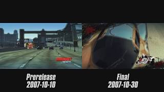 Burnout Paradise - Prerelease vs Final Videos