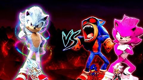 Sonic Chaos V4 JVL OP (all form) VS Sonic Black V3 OP (all form) & Sonic Exe V3 OP (all form)