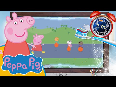 New Peppa Pig Muddy Puddle Race 2 Minute Toothbrush timer