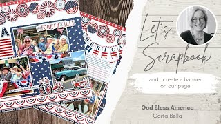 Carta Bella,Scrapbooking Video, 4th of July, Carta Bella