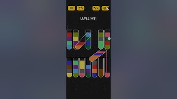 Water sort puzzle level 1491