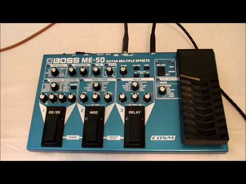 Boss ME50 Multi Effects Pedal and Demo - YouTube