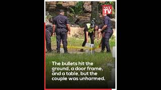 Couple unscathed as gunman's shots miss in murder attempt
